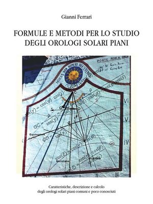 cover image of Formule e metodi per lo studio degli orologi solari piani